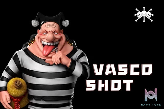 A+ Studio - One Piece Mariner War Blackbeard Pirates Resonance Drunkard Vasco Shot resin statue Navy Toys anime figure