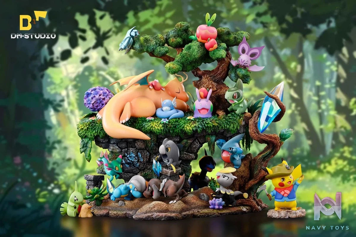 Pokemon Hệ sinh thái rồng - DM Studio resin statue DM Studio anime figure