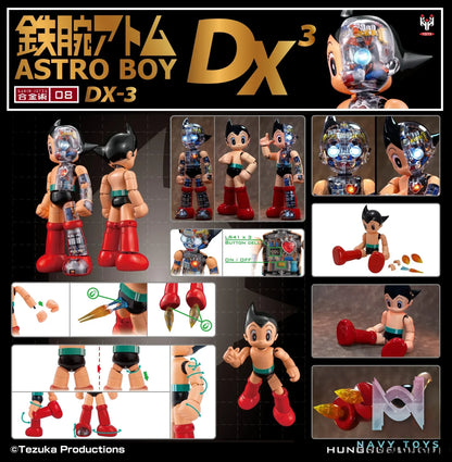 HUNG HING TOYS – Astro Boy TZKA-008 Alloy Action Figure Astro Boy Mechanical Clear DX 3.0 (Licensed)