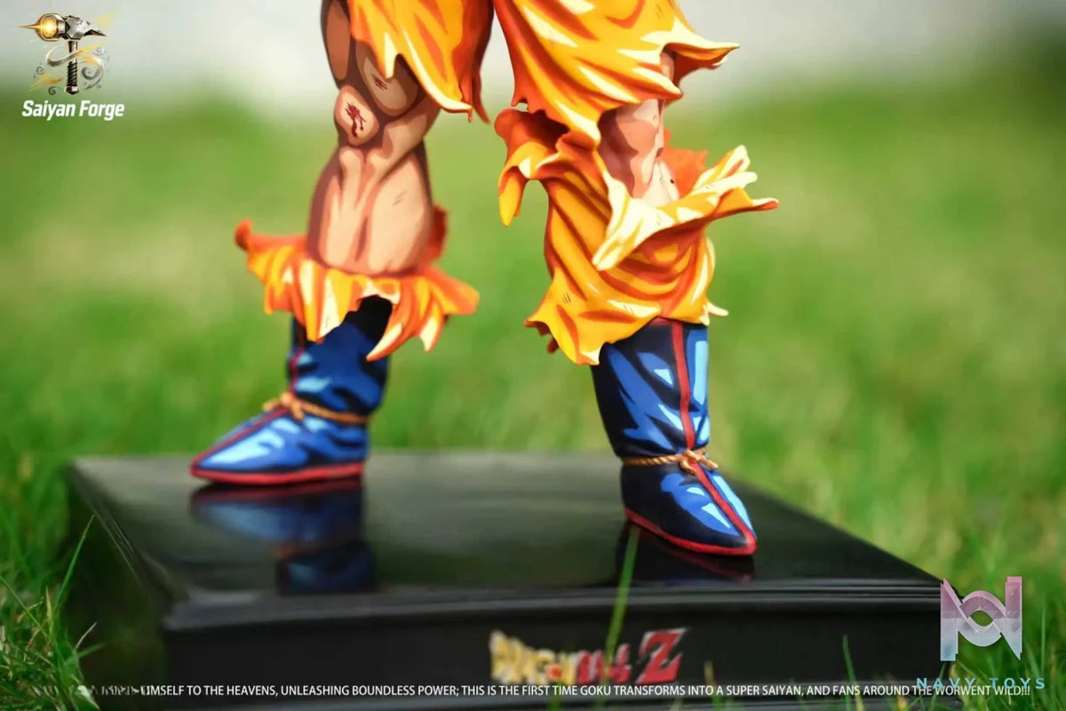 SaniyahForge Studio – Super Saiyan Son Goku Battle Damaged Repaint Version Dragon Ball