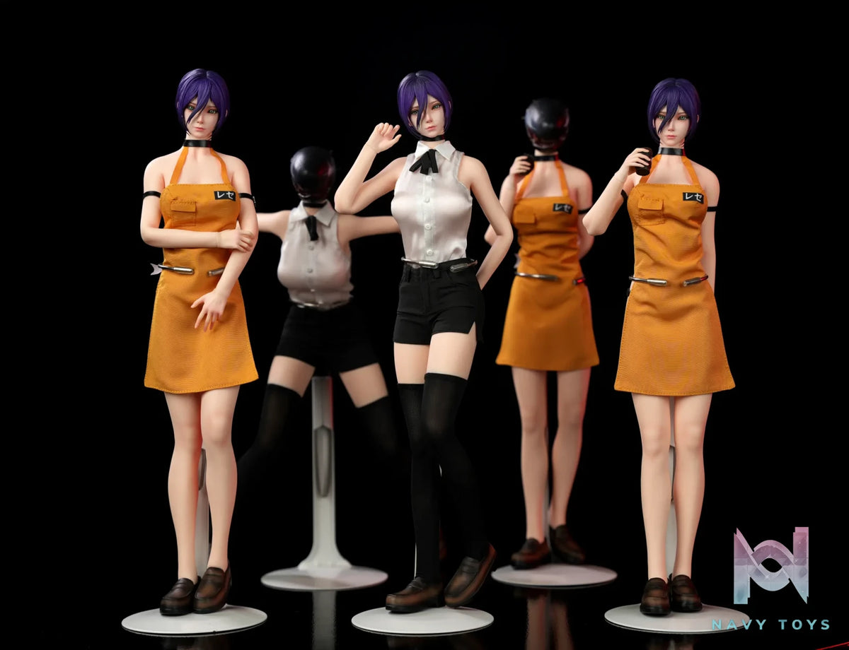 BoxQi Studio – Reze 1/6 Platinum Silicone Articulated Action Figure Chainsaw Man