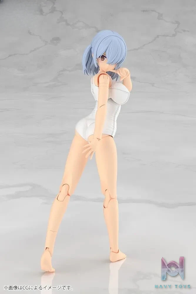 Kotobukiya – Frame Arms Girl Mizuki – School Swimsuits – White Ver. (Licensed)