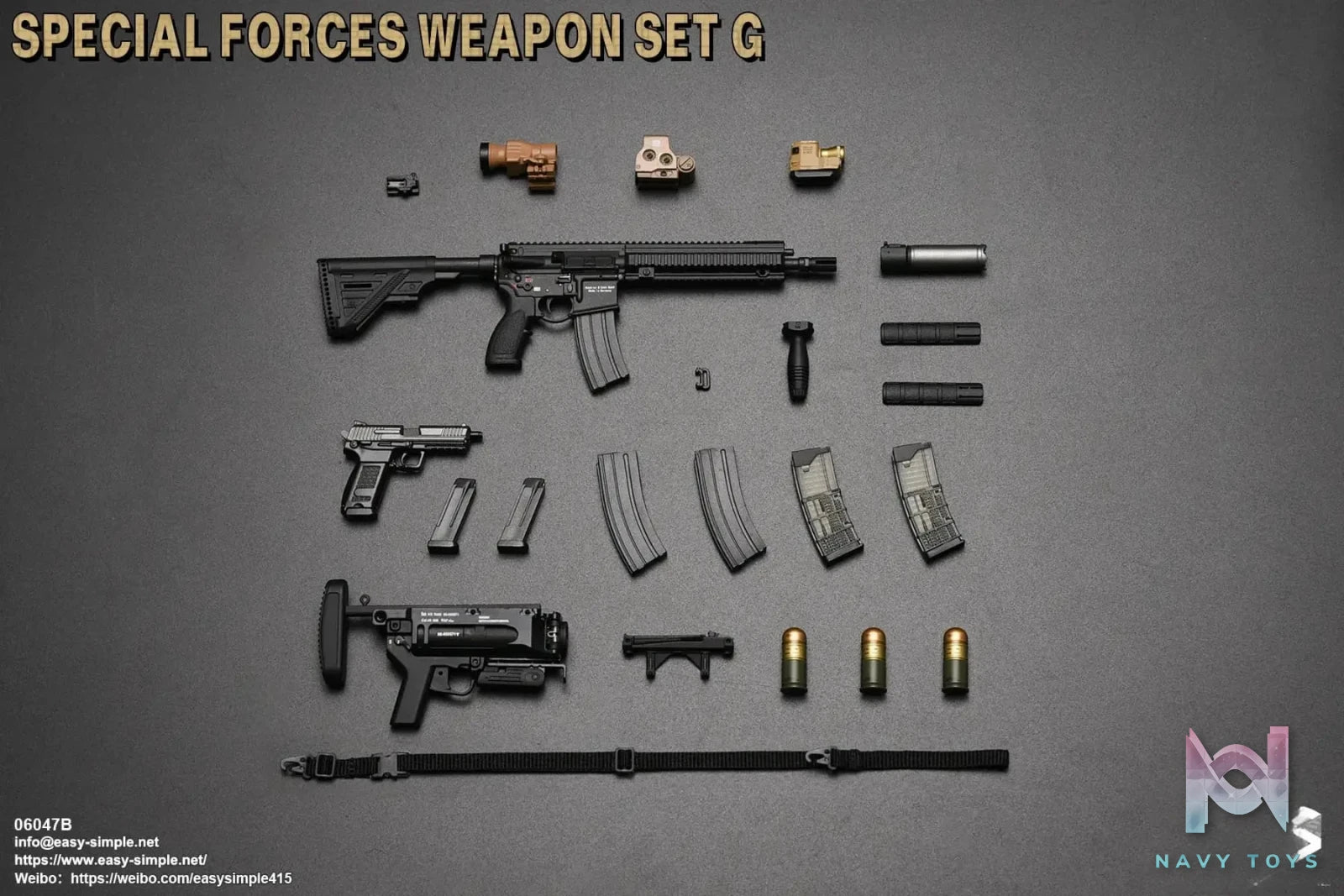 Easy Simple – Special Forces Weapon Set G (Licensed)