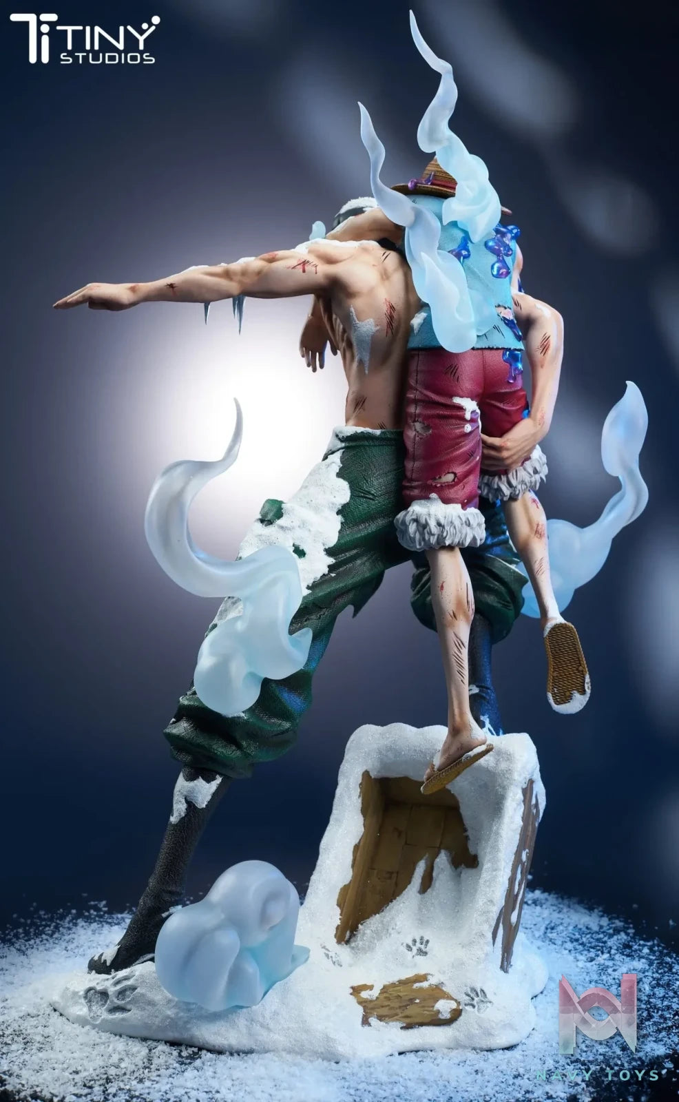 Tiny Studio – One Piece Flower of Friendship Bentham and Luffy