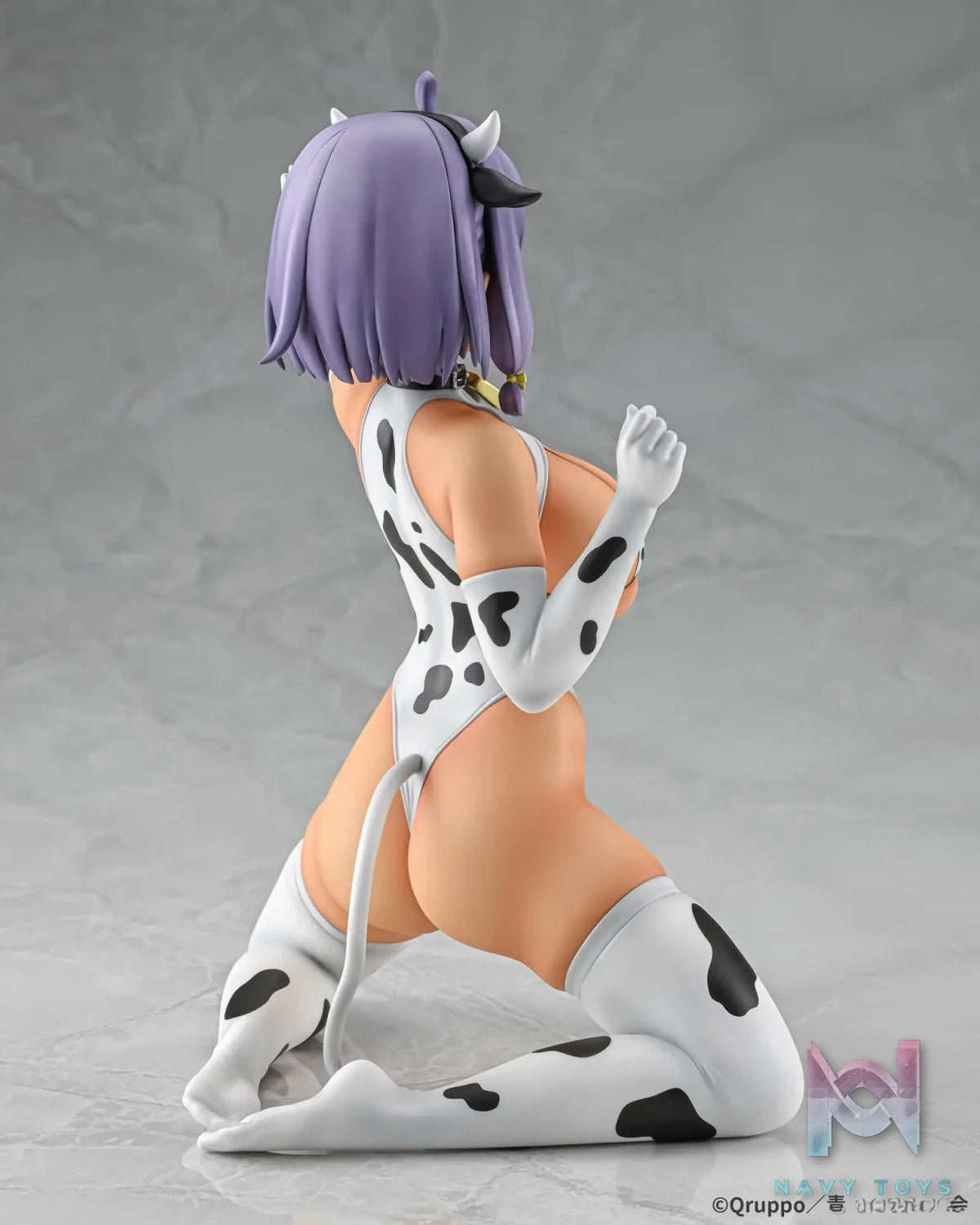 Q-six – Nukitashi THE ANIMATION Misaki Hotori Cow Pattern Costume 1/5 Complete Figure (Licensed)