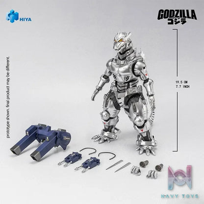 Hiya Toys – EXQUISITE BASIC Godzilla vs. Mechagodzilla 2002 – Mechagodzilla MFS-3 Action Figure (Licensed)