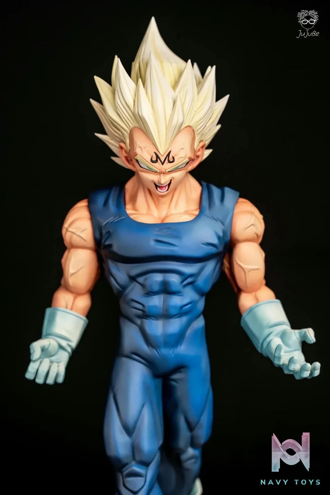 Dong Zao Studio - Dragon Ball Cover Page Majin Vegeta resin statue Navy Toys anime figure