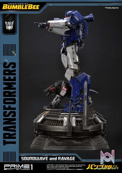 Prime 1 Studio – Museum Masterline Transformers: Bumblebee (Film) Soundwave & Ravage MMTFM-27 MMTFM-27EX (Licensed)