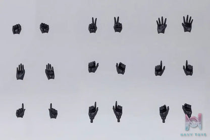 Kotobukiya – Megami Device M.S.G 09 Hand Set White X Black (Licensed)