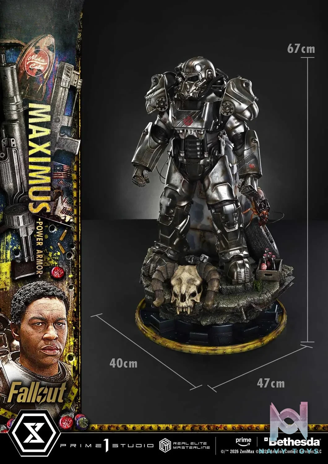 Prime 1 Studio – Real Elite Masterline Fallout Maximus Power Armor REMFO-03 REMFO-03DX REMFO-03DXS (Licensed)