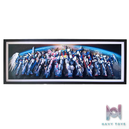 KALA HOME Studio – Gundam Multiple Characters 3D Decorative Painting Gundam