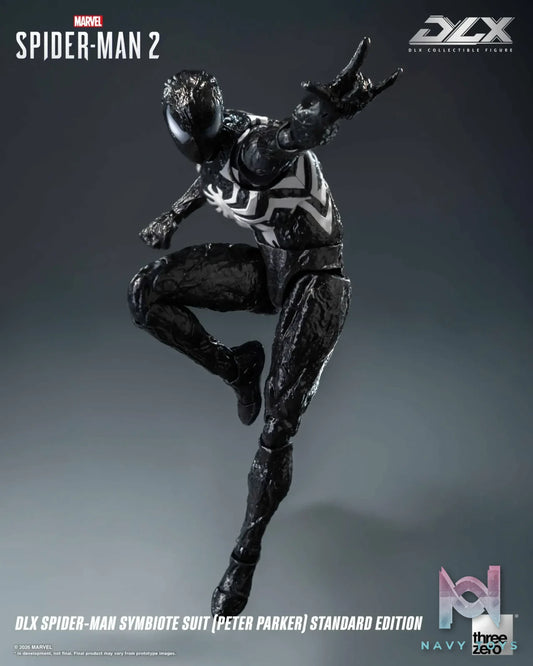 Threezero – Marvel’s Spider-Man 2 DLX Spider-Man Symbiote Suit (Peter Parker) Action Figure 3Z09660C0 (Licensed)