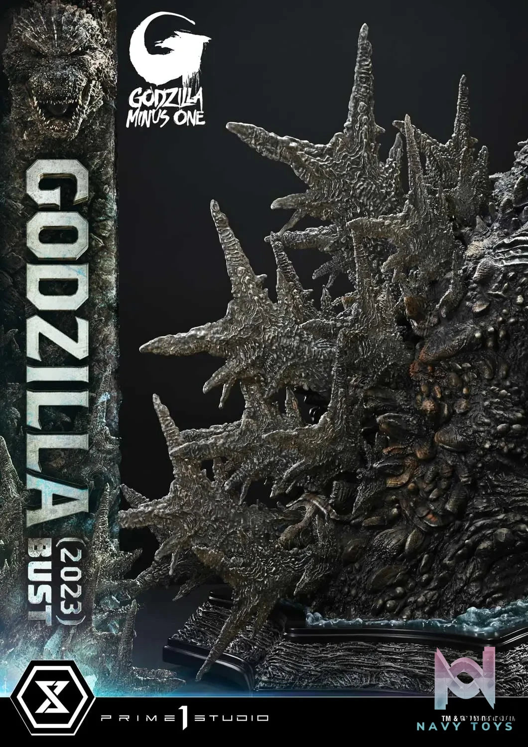 Prime 1 Studio – Life Size Bust GODZILLA MINUS ONE (Film) Godzilla (2023) LSGMO-01 LSGMO-01S (Licensed)
