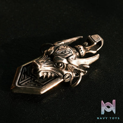 Raven Studio (silver jewelry) – Original Mechanical Yazi the Dragon’s Son Pendant Original