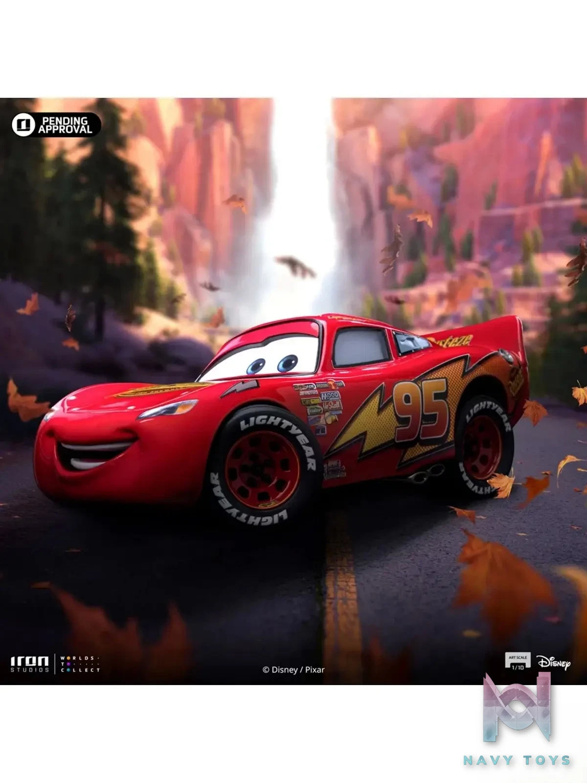 Iron Studio – Cars Lightning McQueen DSNEY114024 DSNEY113924-10 (Licensed)
