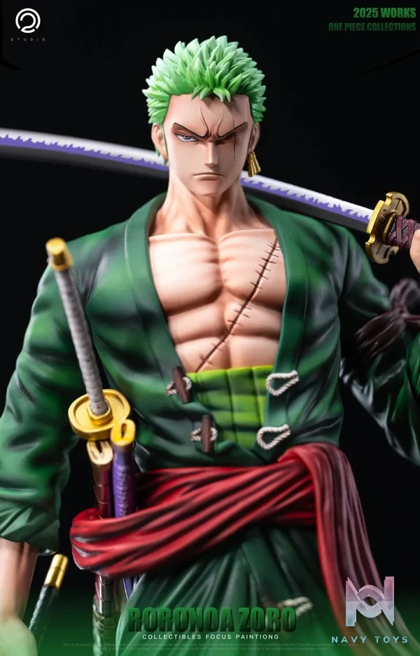 C2 Studio - One Piece Straw Hat Pirates Two Years Later 8 Zoro resin statue Navy Toys anime figure