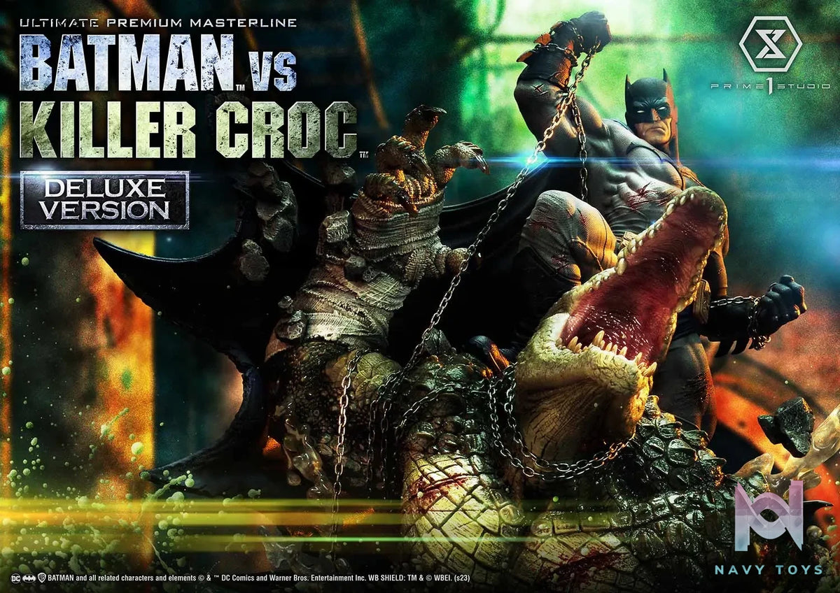 Prime 1 Studio – Ultimate Premium Masterline Batman (Comics) Batman Versus Killer Croc UPMDC-07 UPMDC-07DX UPMDC-07DXS (Licensed)