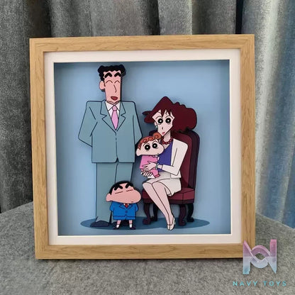 KALA HOME Studio – Crayon Shin-chan Multiple Characters #07 3D Decorative Painting Crayon Shin-chan