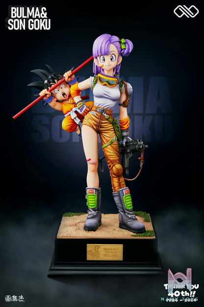 Infinite Studio – Dragon Ball Title page 40th Anniversary Series #2 Bulma & Goku