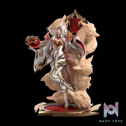 RIOT – League of Legends Hall of Legends 2024 Immortalized Legend Ahri 1/6 Statue (Licensed)