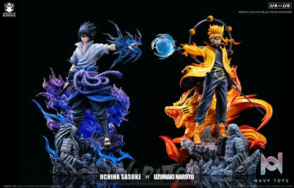 ATELIER DE KONOHA Studio – Naruto Light Sculpture Series Uzumaki Naruto & Uchiha Sasuke