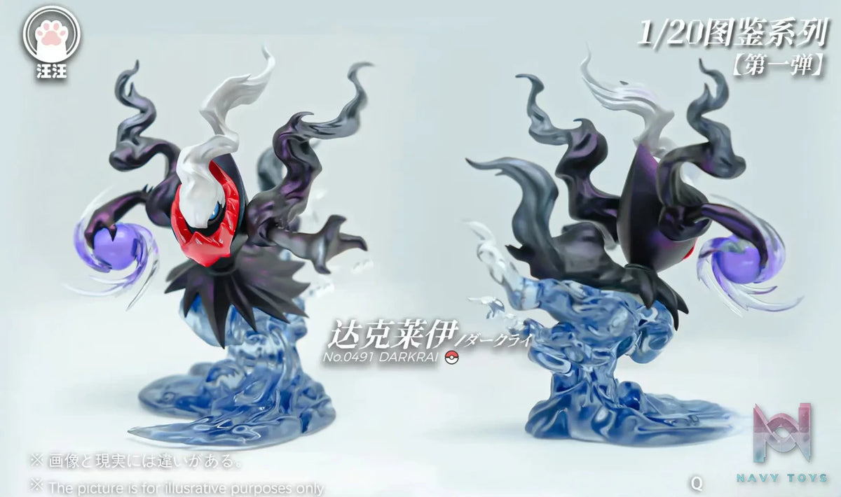 Wang wang studio – Pokémon 1/20 Scale Pokédex Series First Edition Darkrai
