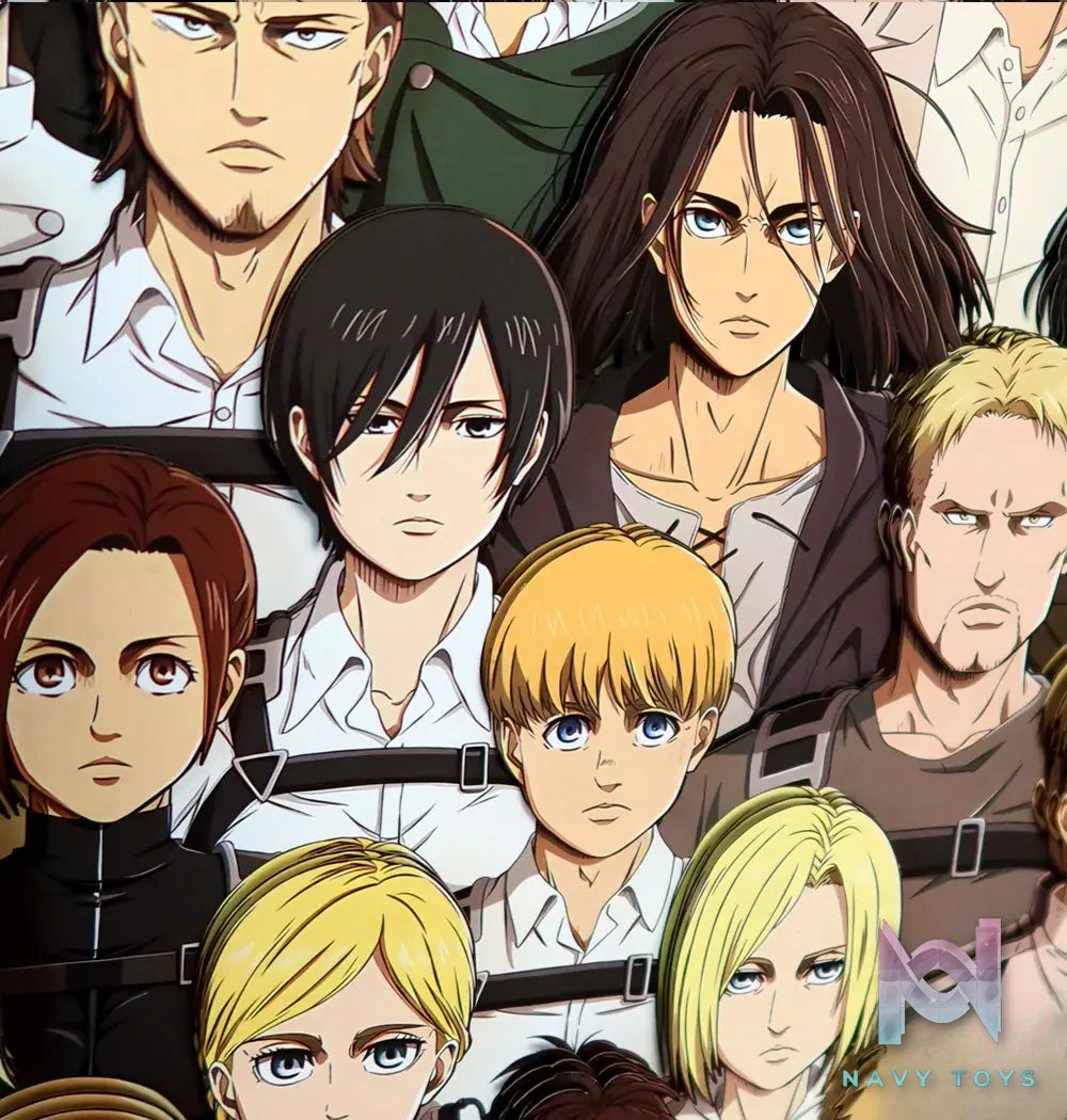 KALA HOME Studio – Attack on Titan Multiple Characters #06 Titan 3D Decorative Painting Attack on Titan