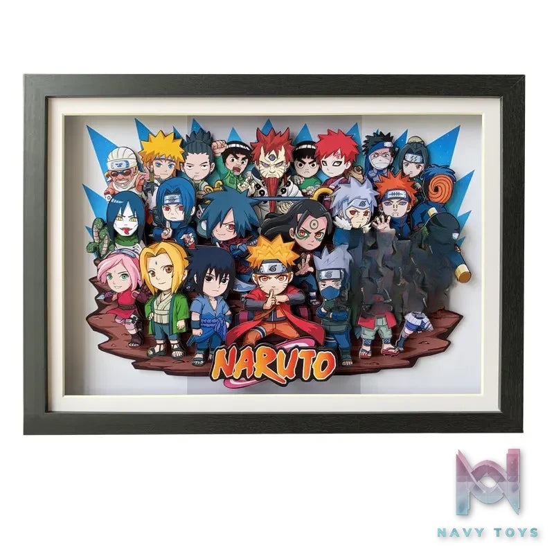 KALA HOME Studio – Naruto Multiple Characters #08 3D Decorative Painting Naruto