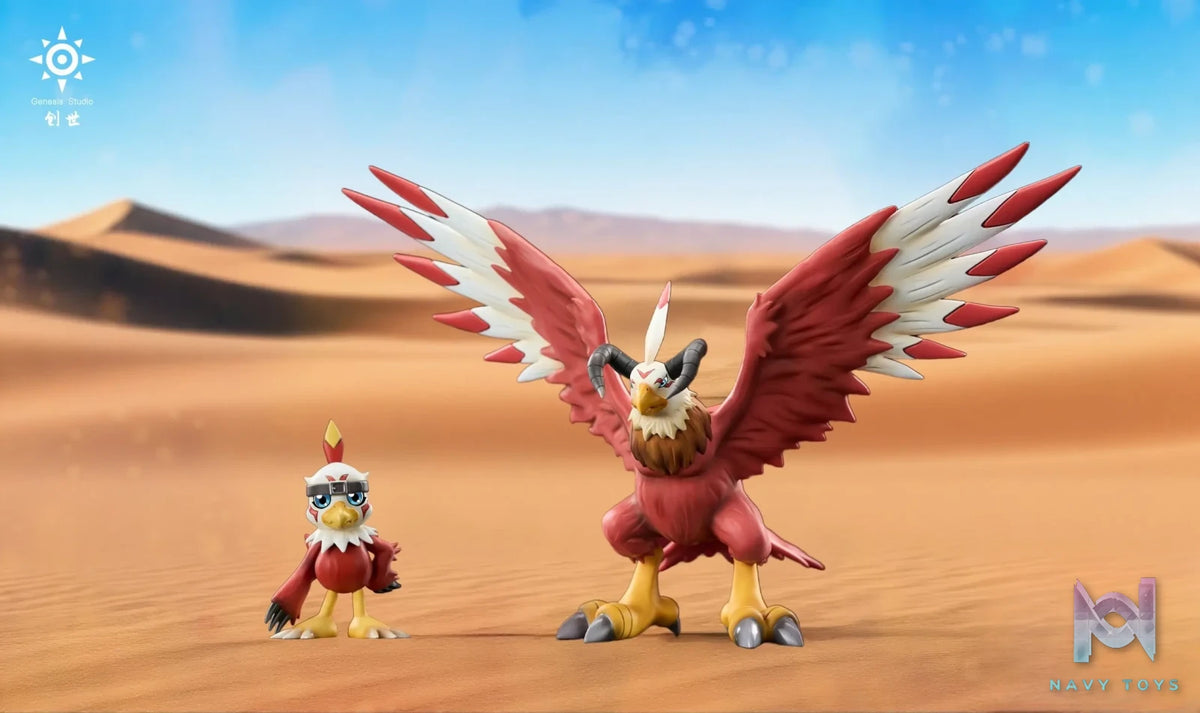 Genesis Studio – Digimon Hawkmon & Aquilamon