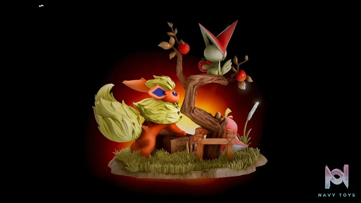 Kipi Studio – Pokémon Ecological gk Eevee series 1st Vaporeon & Flareon