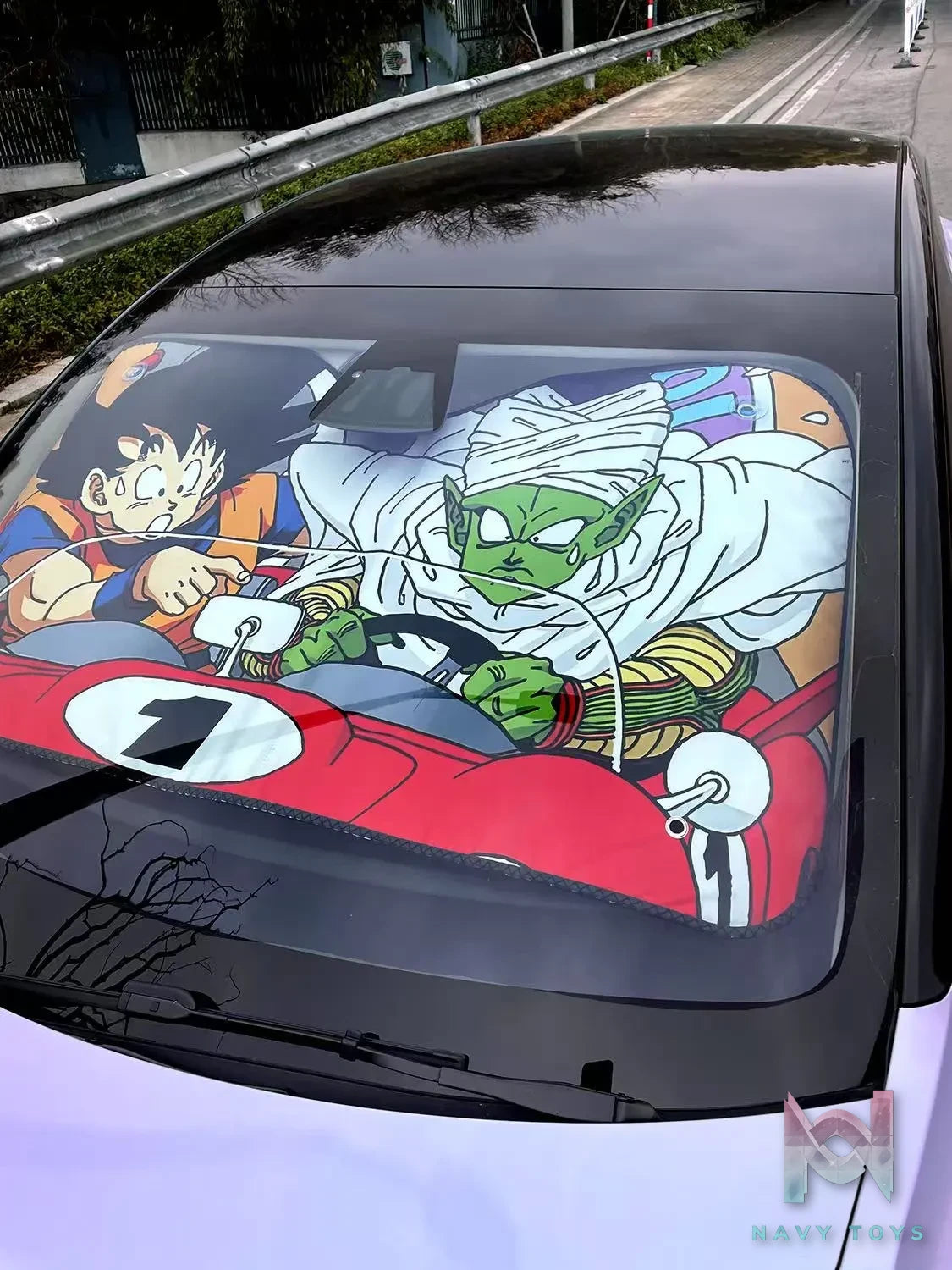 Plover Studio – Dragon Ball Son Goku & Piccolo & Kaioshin Car Sunshade