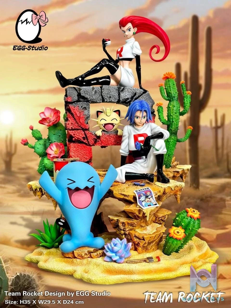 Team Rocket - Pokemon - EGG Studio resin statue egg studio anime figure