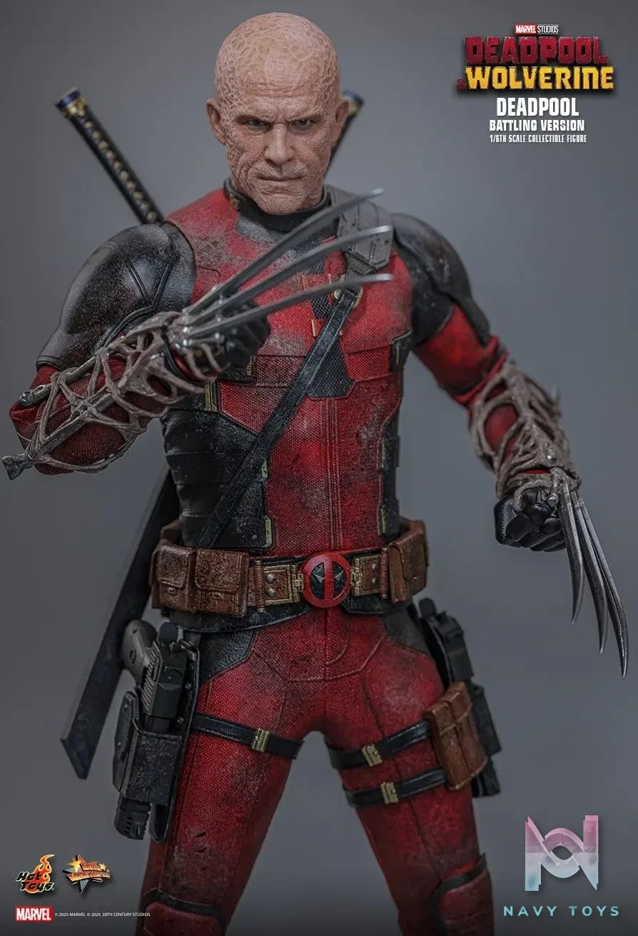 Hottoys – Marvel Deadpool & Wolverine Deadpool (Battling Version) MMS782 (Licensed)