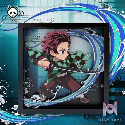 Aotupanda Studio – Tanjiro Kamado 3D Decorative Painting Demon Slayer