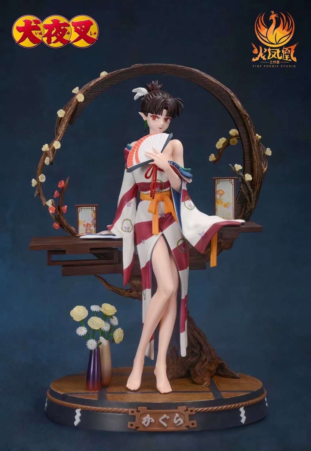 Kagura resin statue Fire Phenix Studio anime figure
