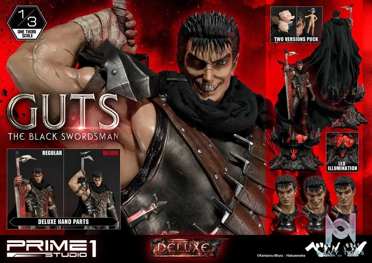 Prime 1 Studio – Museum Masterline Berserk Guts The Black Swordsman MMBR-01 MMBR-01DX (Licensed)