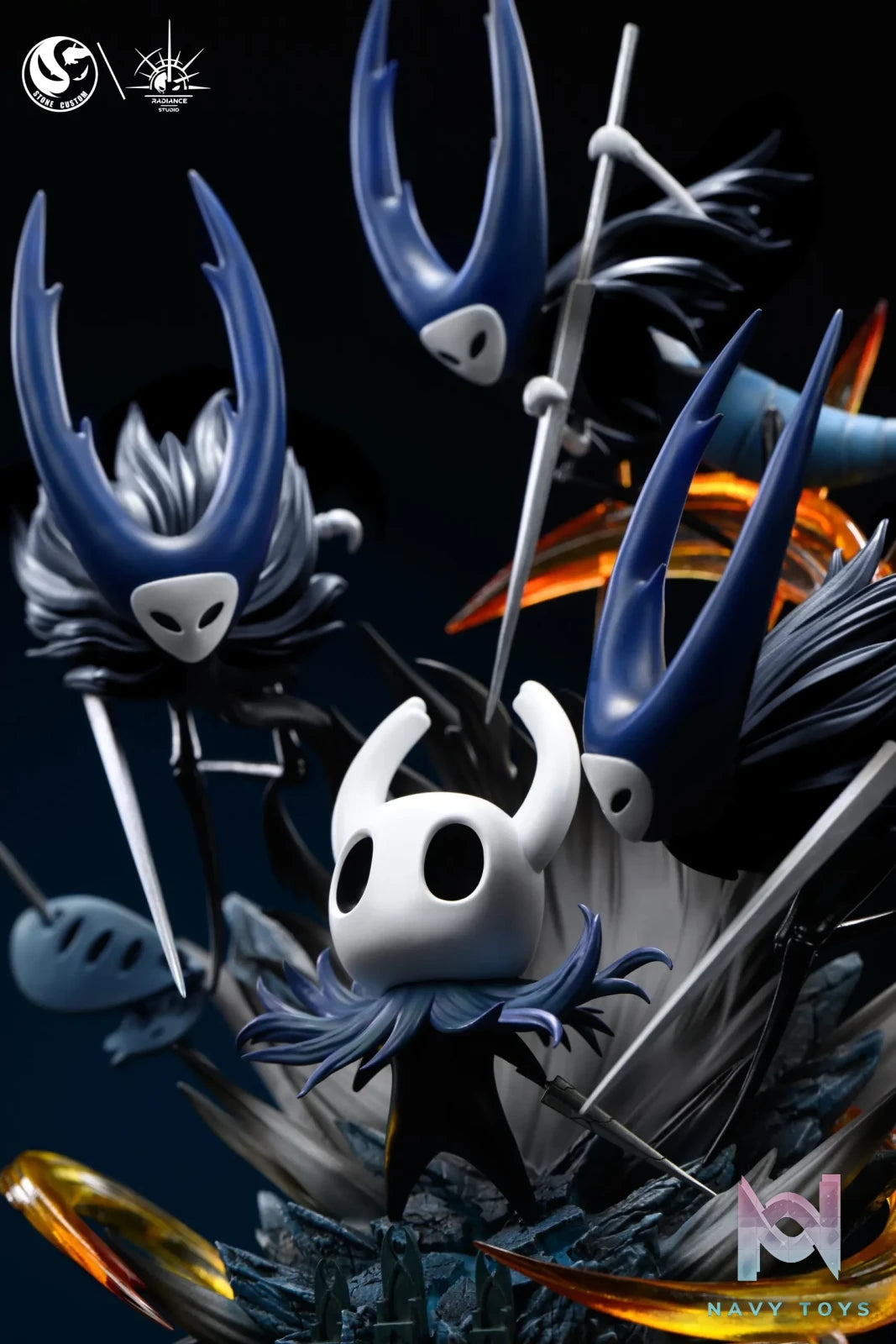 Stone Custom Studio X Radiance Studio – Hollow Knight Scene Series #05 The Knight vs. Mantis Lords