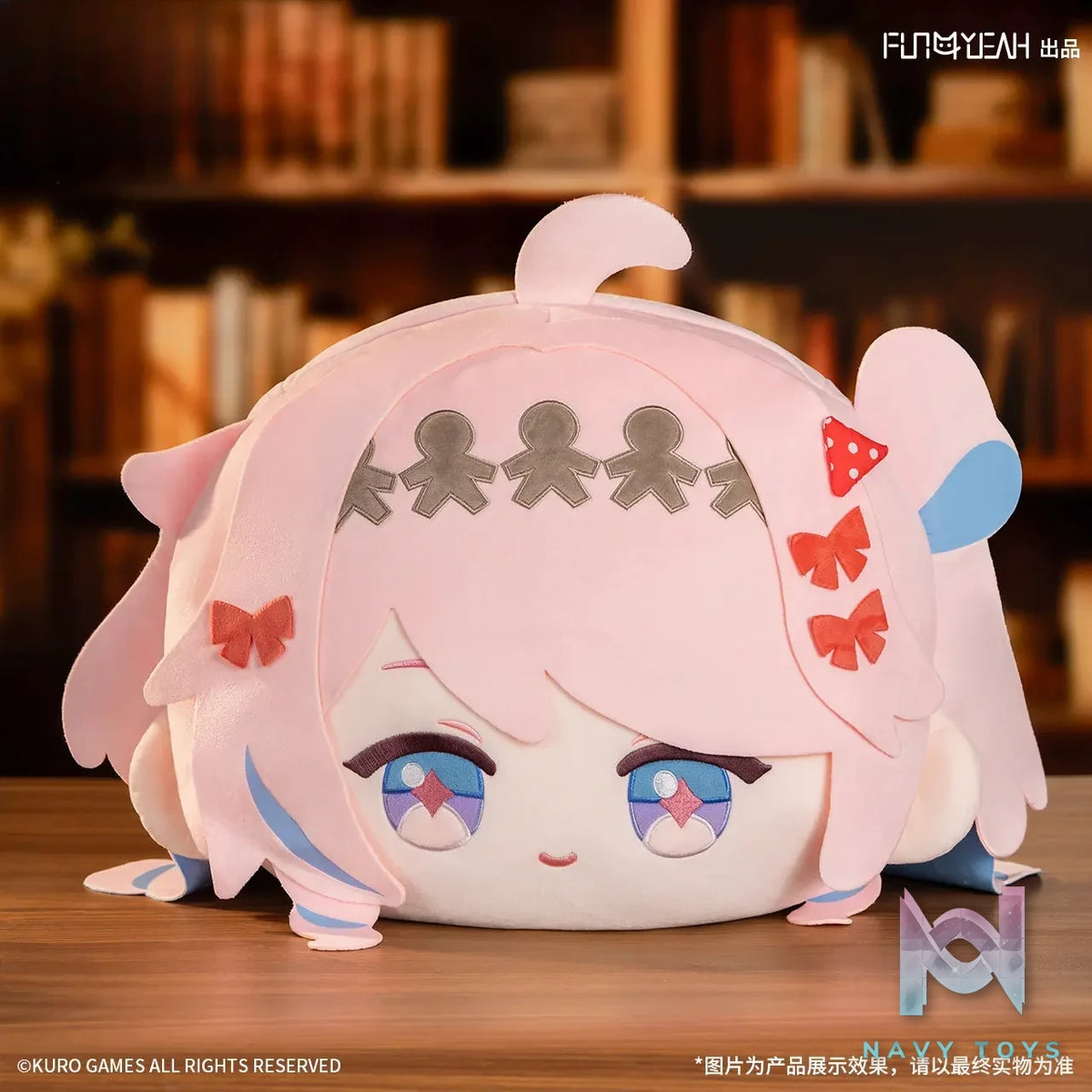 KURO GAMES – Wuthering Waves Tidal Letter Series Big Head Plush Pillow (Licensed)