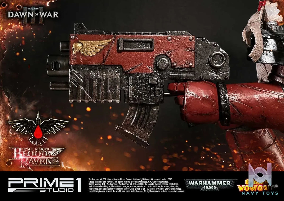 Prime 1 Studio – Premium Masterline Warhammer 40,000: Dawn of War III Space Marine Blood Ravens PMWH40K-02 PMWH40K-02DX (Licensed)