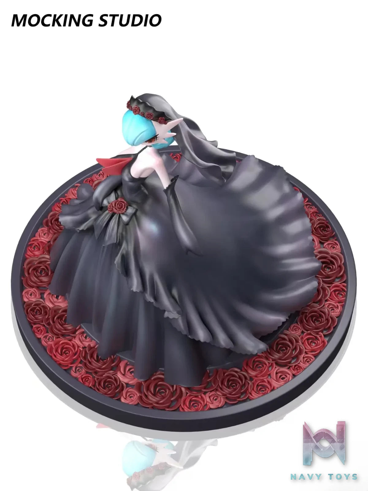 Zhu Yi Wan Jia Studio – Pokémon Glitter MEGA Black Wedding Dress Gardevoir