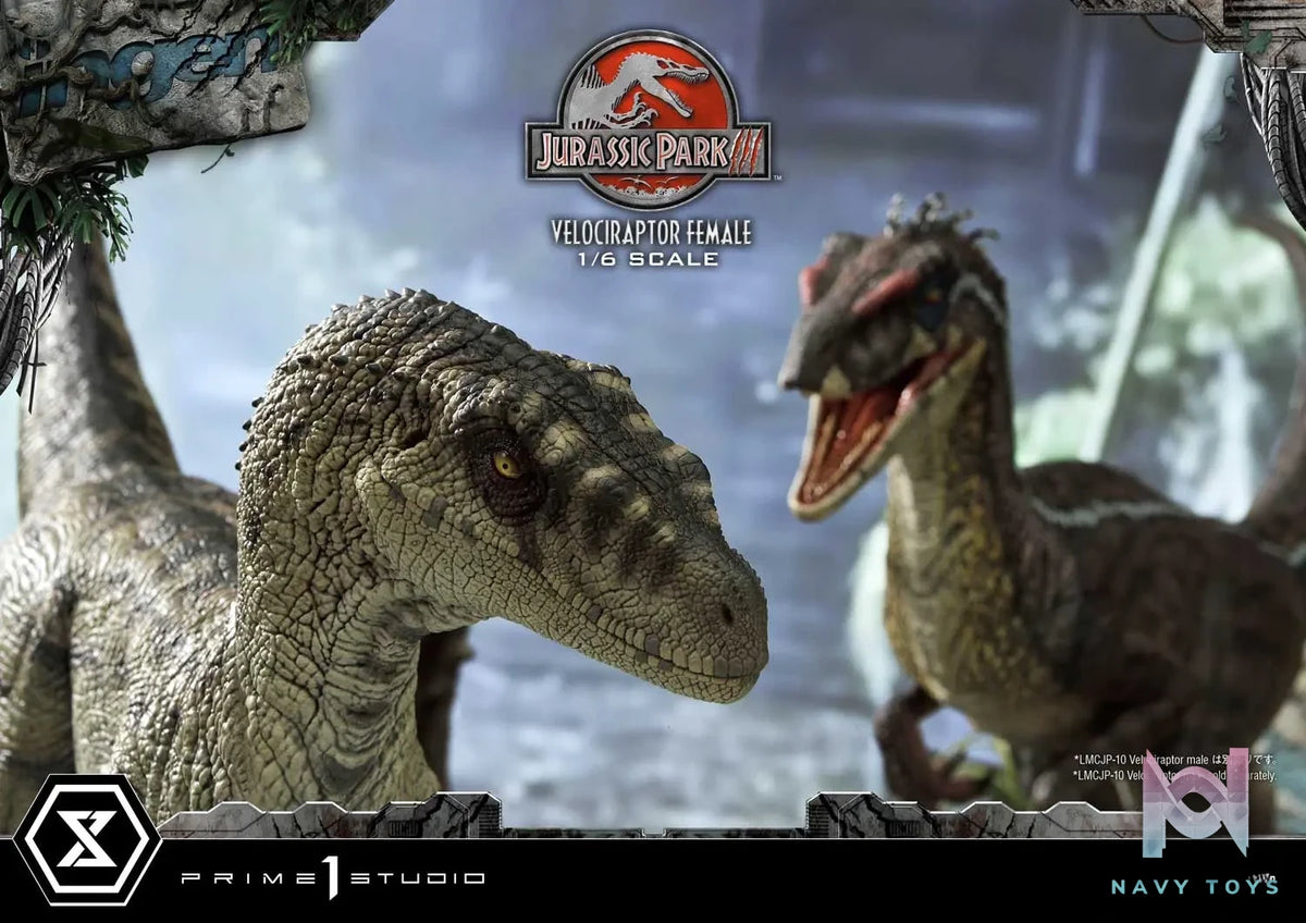 Prime 1 Studio – Legacy Museum Collection Jurassic Park III (Film) Velociraptor Female LMCJP-11 LMCJP-11S (Licensed)