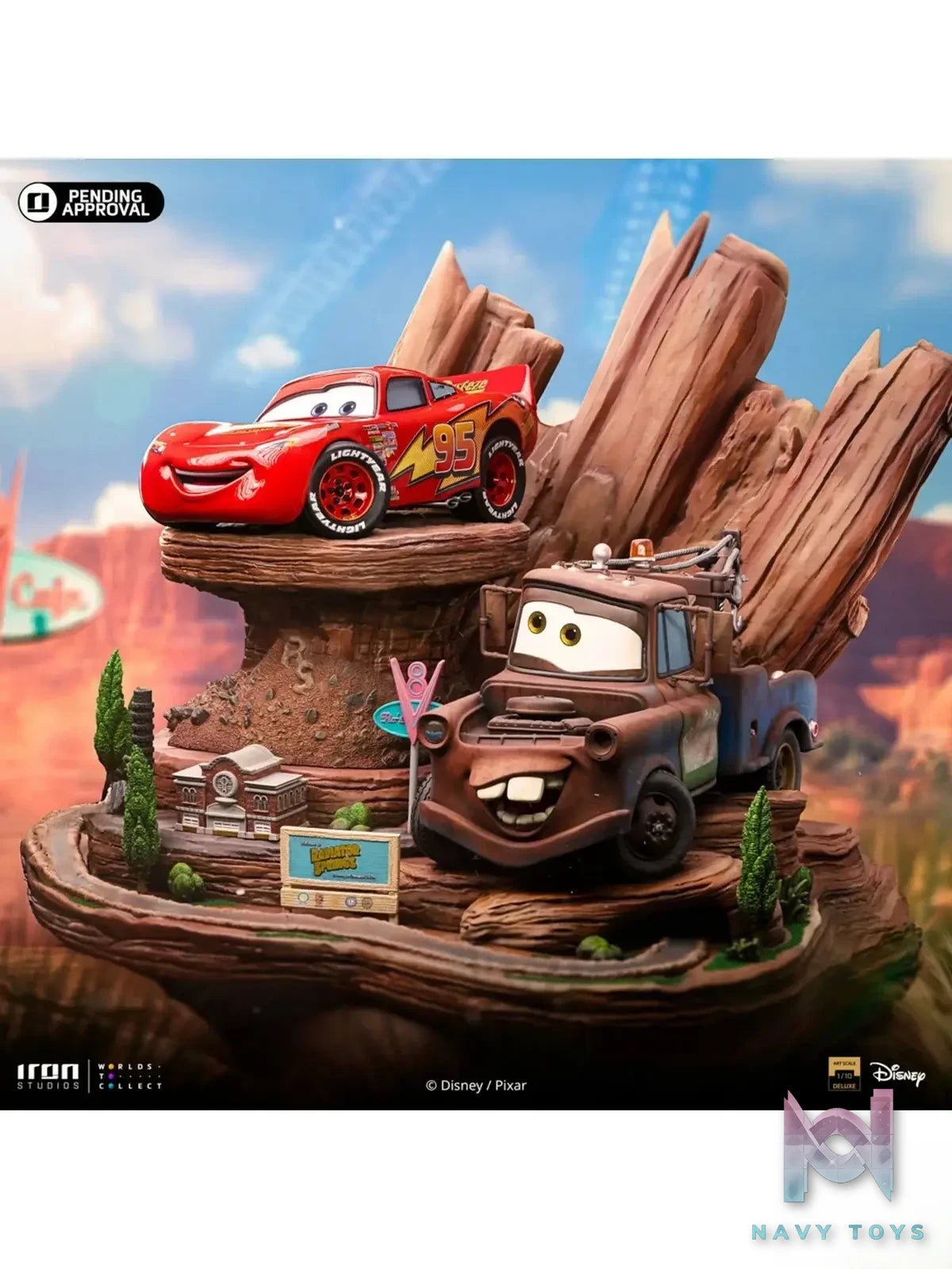 Iron Studio – Cars Lightning McQueen DSNEY114024 DSNEY113924-10 (Licensed)