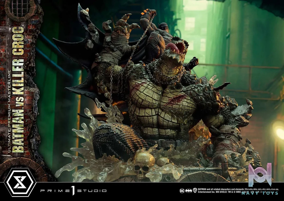 Prime 1 Studio – Ultimate Premium Masterline Batman (Comics) Batman Versus Killer Croc UPMDC-07 UPMDC-07DX UPMDC-07DXS (Licensed)
