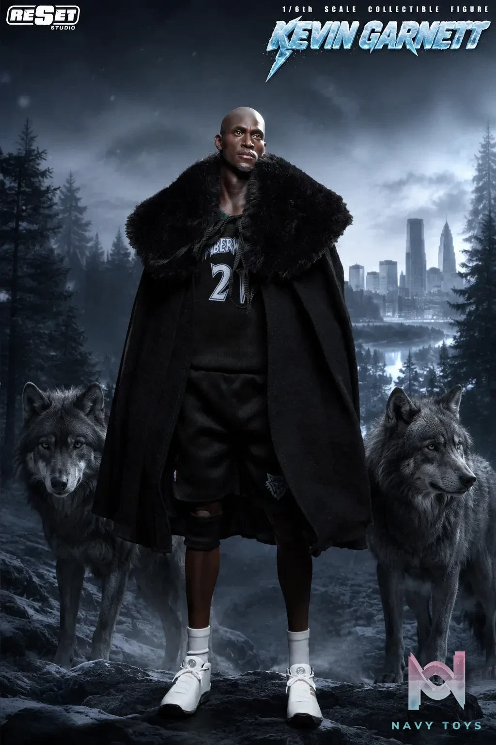 Reset Studio – Kevin Garnett Timberwolves MVP 1/6 Scale Collectible Action Figure Set NBA