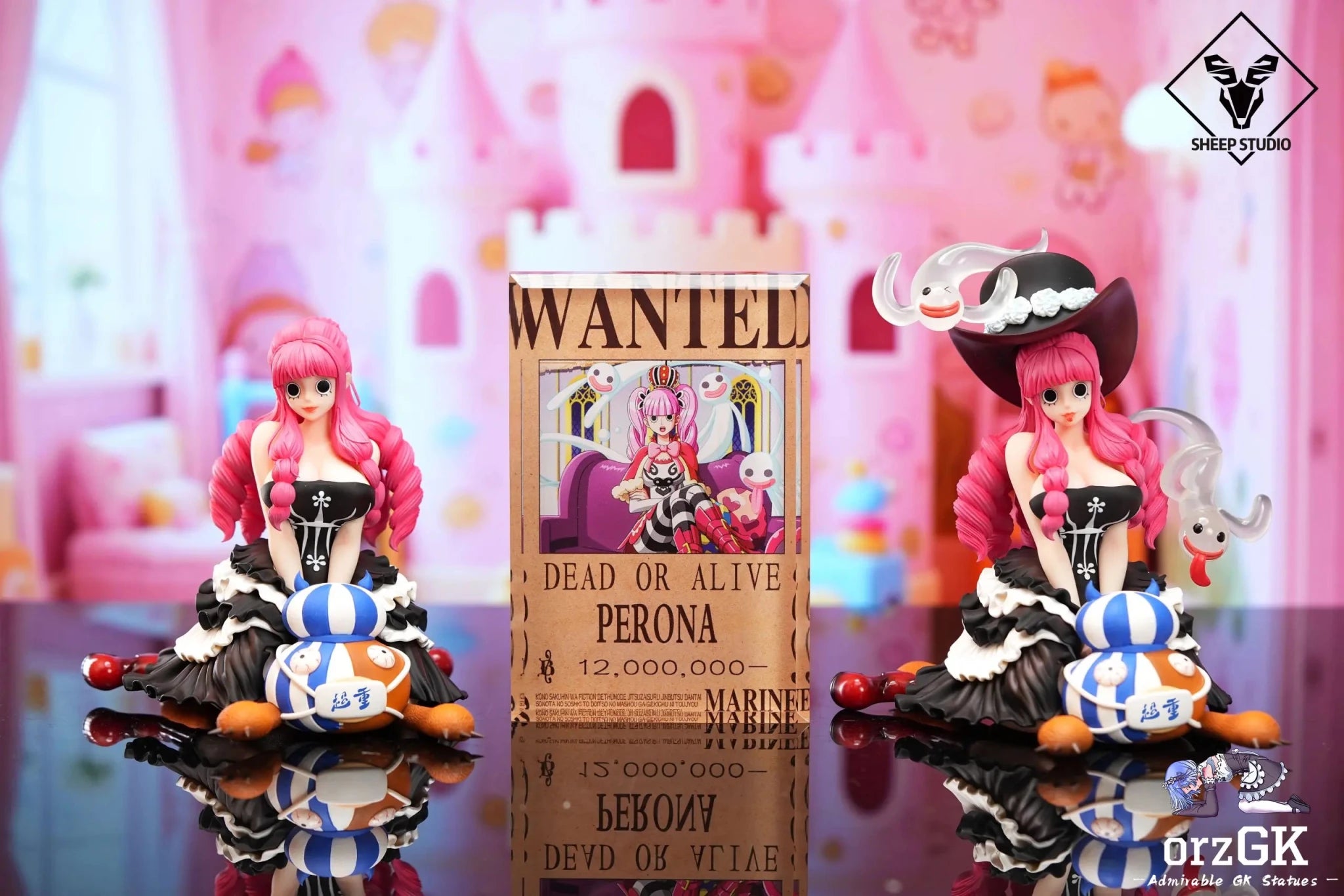 Sheep Studio - One Piece Ghost Princess Perona Sitting Model 3rd Edition resin statue Navy Toys anime figure