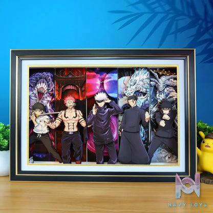 KALA HOME Studio – Jujutsu Kaisen Multiple Characters #04 3D Decorative Painting Jujutsu Kaisen