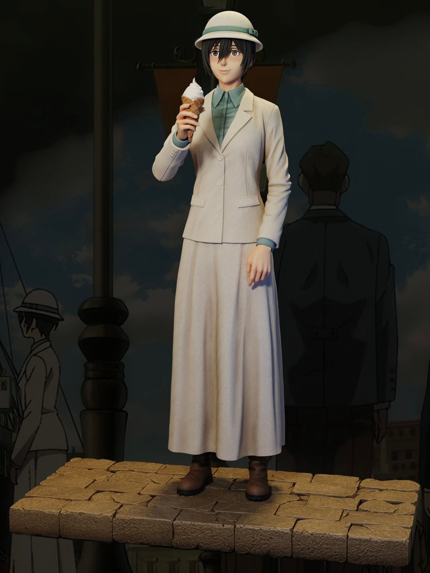 Mikasa Ackerman - Attack On Titan - Freedom Studio resin statue freedom studio anime figure