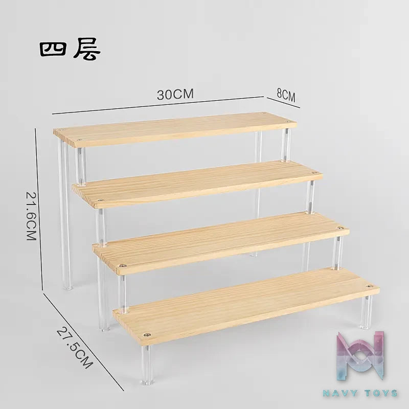 Showcase Factory – Acrylic Stair Display Stand for Nendoroids Blind Boxes Mini Figures