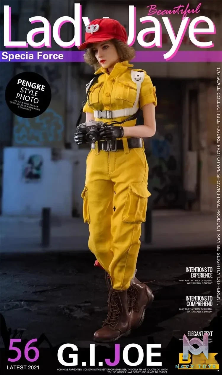BBK Studio – Original 1/6 BBK012 GIJOE Jay Female Soldier Action Figure