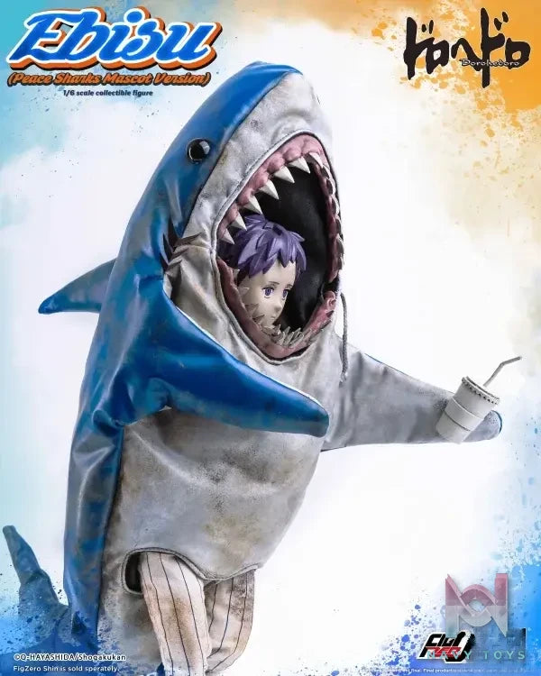 Threezero – Dorohedoro FigZero Ebisu (Peace Sharks Mascot Version) 3Z07150W0 (Licensed)
